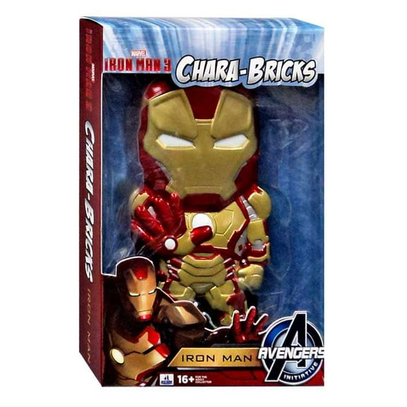 Marvel Chara-Bricks Iron Man Vinyl Figure