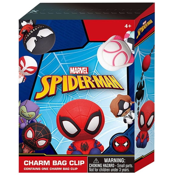 Monogram Marvel! - 1pcs Spider-Man Charm 3D Foam Bag Clip Blind Bag