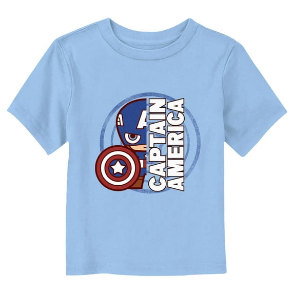 Marvel Chibi Captain America Graphic T-Shirt
