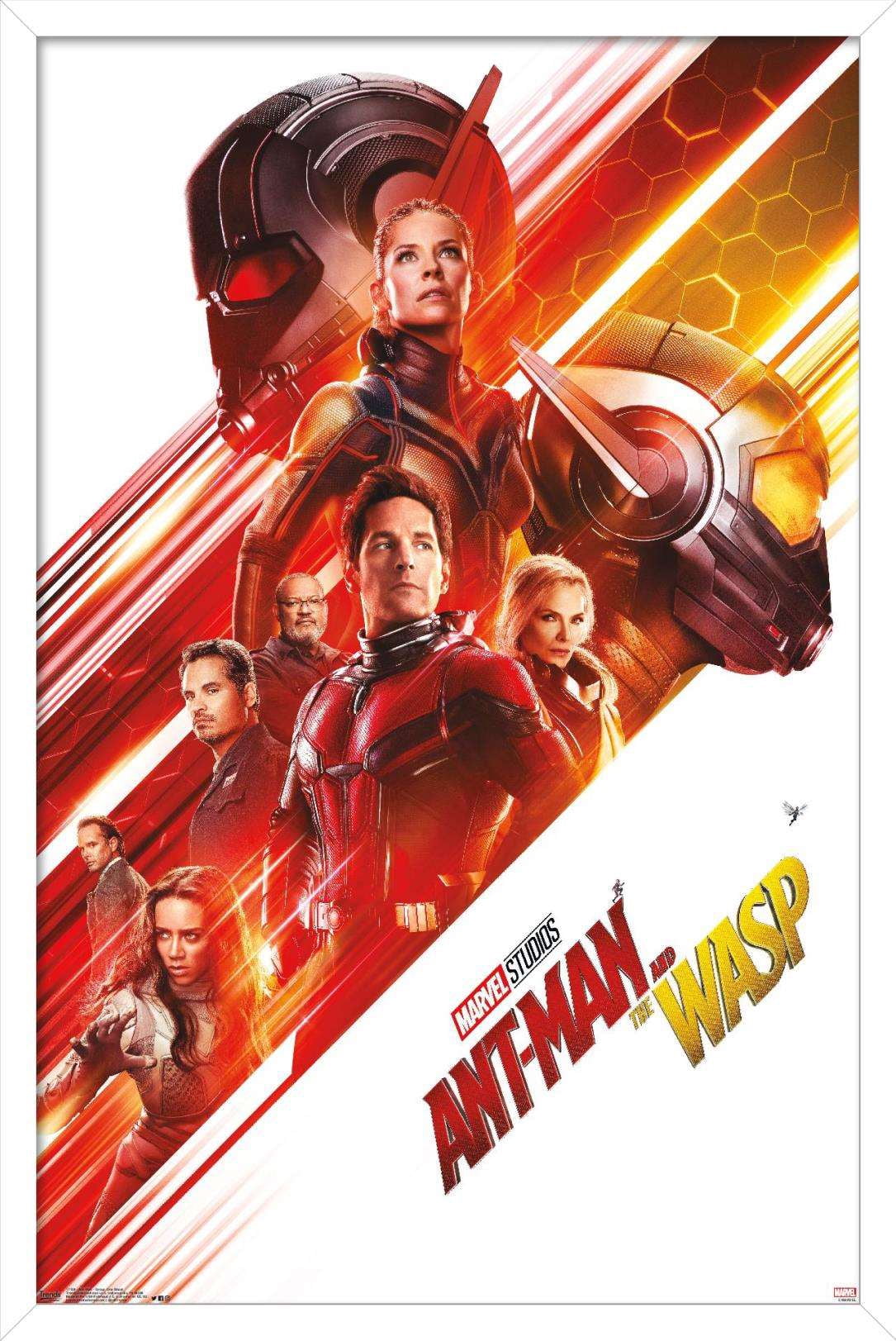 Marvel Cinematic Universe - Ant-Man - Group One Sheet Wall Poster, 14.725" x 22.375", Framed