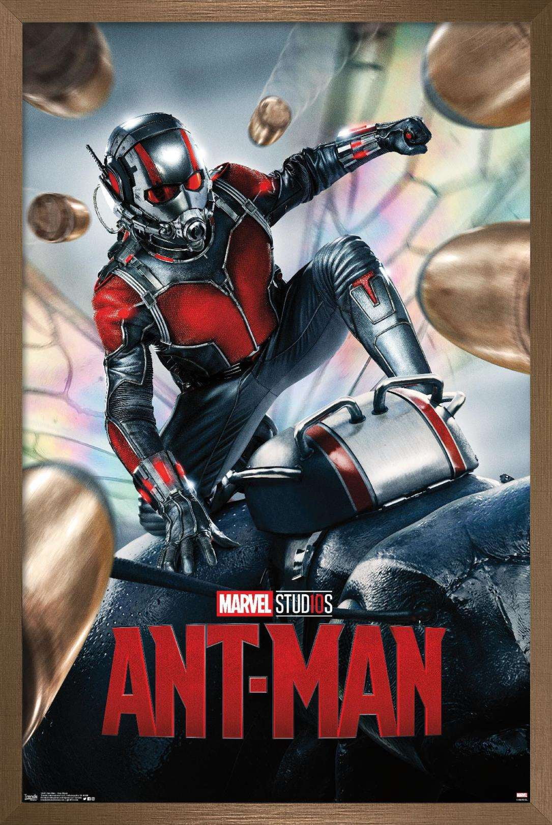 Marvel Cinematic Universe - Ant-Man - One Sheet Wall Poster, 14.725" x 22.375", Framed