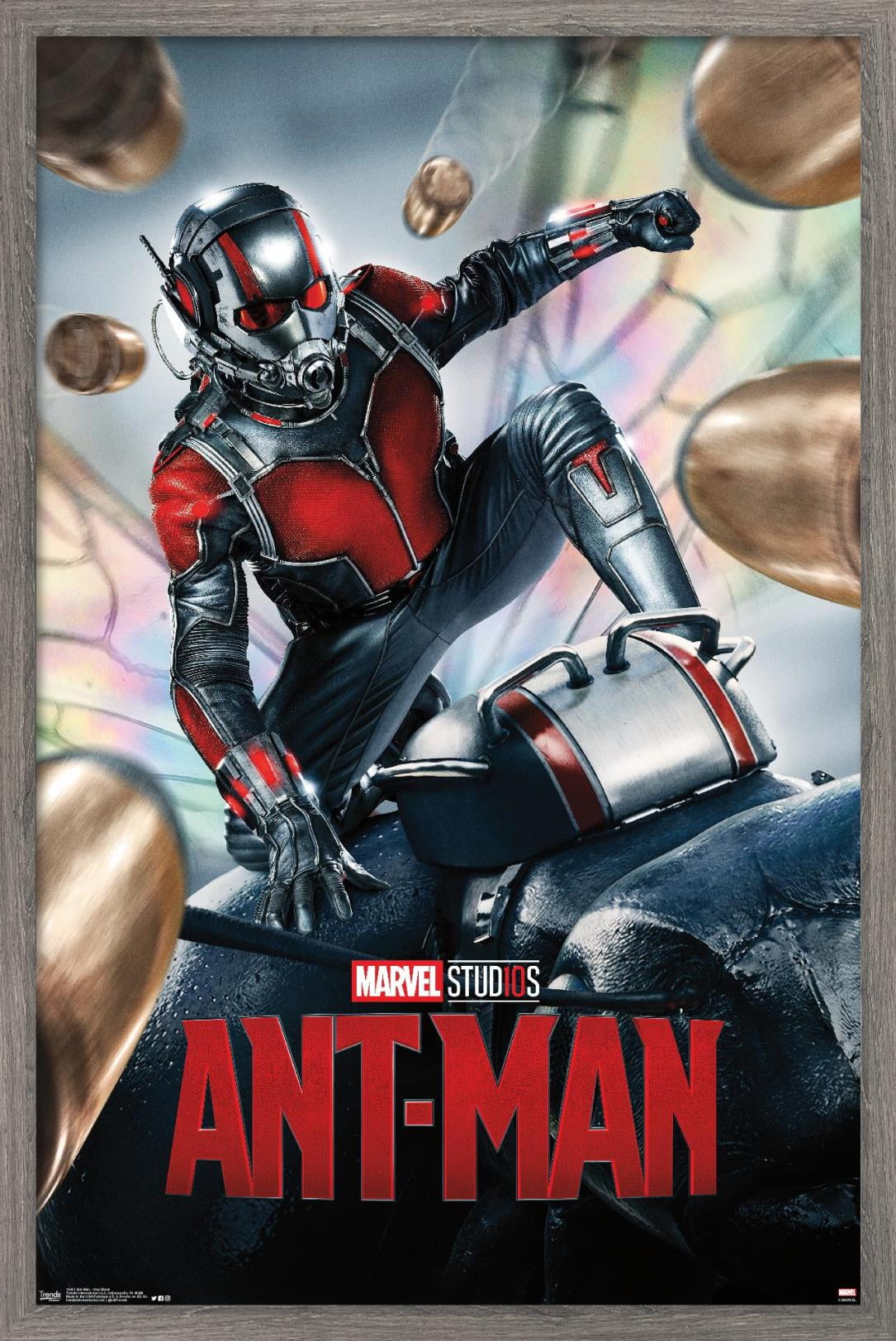 Marvel Cinematic Universe - Ant-Man - One Sheet Wall Poster, 14.725" x 22.375", Framed