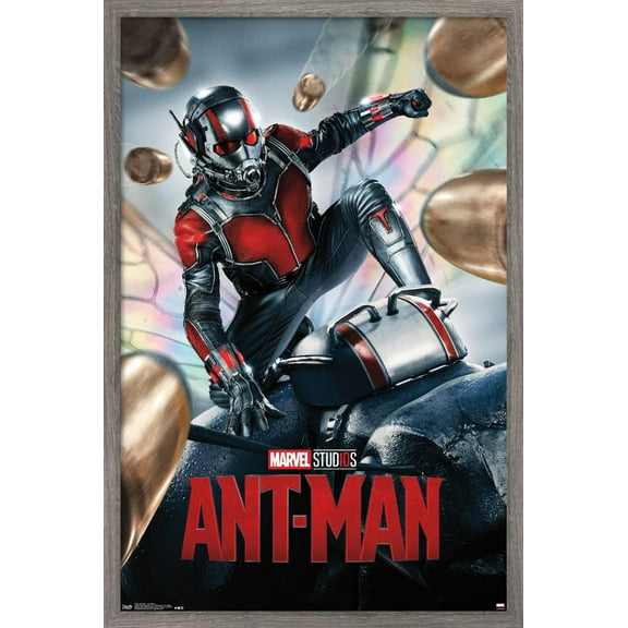 Marvel Cinematic Universe - Ant-Man - One Sheet Wall Poster, 22.375" x 34", Framed