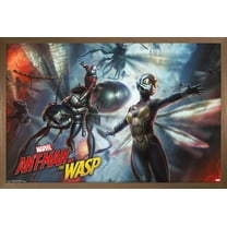 Marvel Cinematic Universe - Ant-Man and the Wasp - Flight Wall Poster, 14.725" x 22.375", Framed