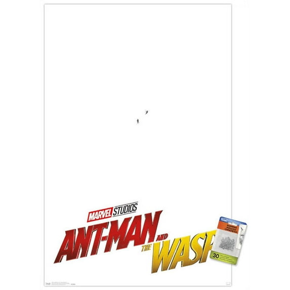 Marvel Cinematic Universe - Ant-Man and the Wasp - One Sheet Wall Poster with Push Pins, 22.375" x 34"