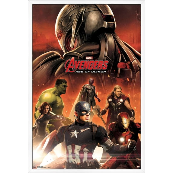 Marvel Cinematic Universe - Avengers - Age of Ultron - Avengers Wall Poster, 22.375" x 34", Framed