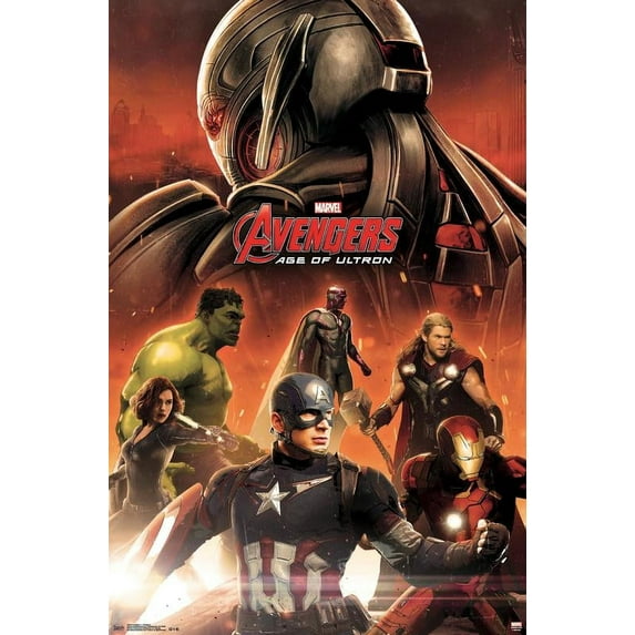 Marvel Cinematic Universe - Avengers - Age of Ultron - Avengers Wall Poster, 22.375" x 34"