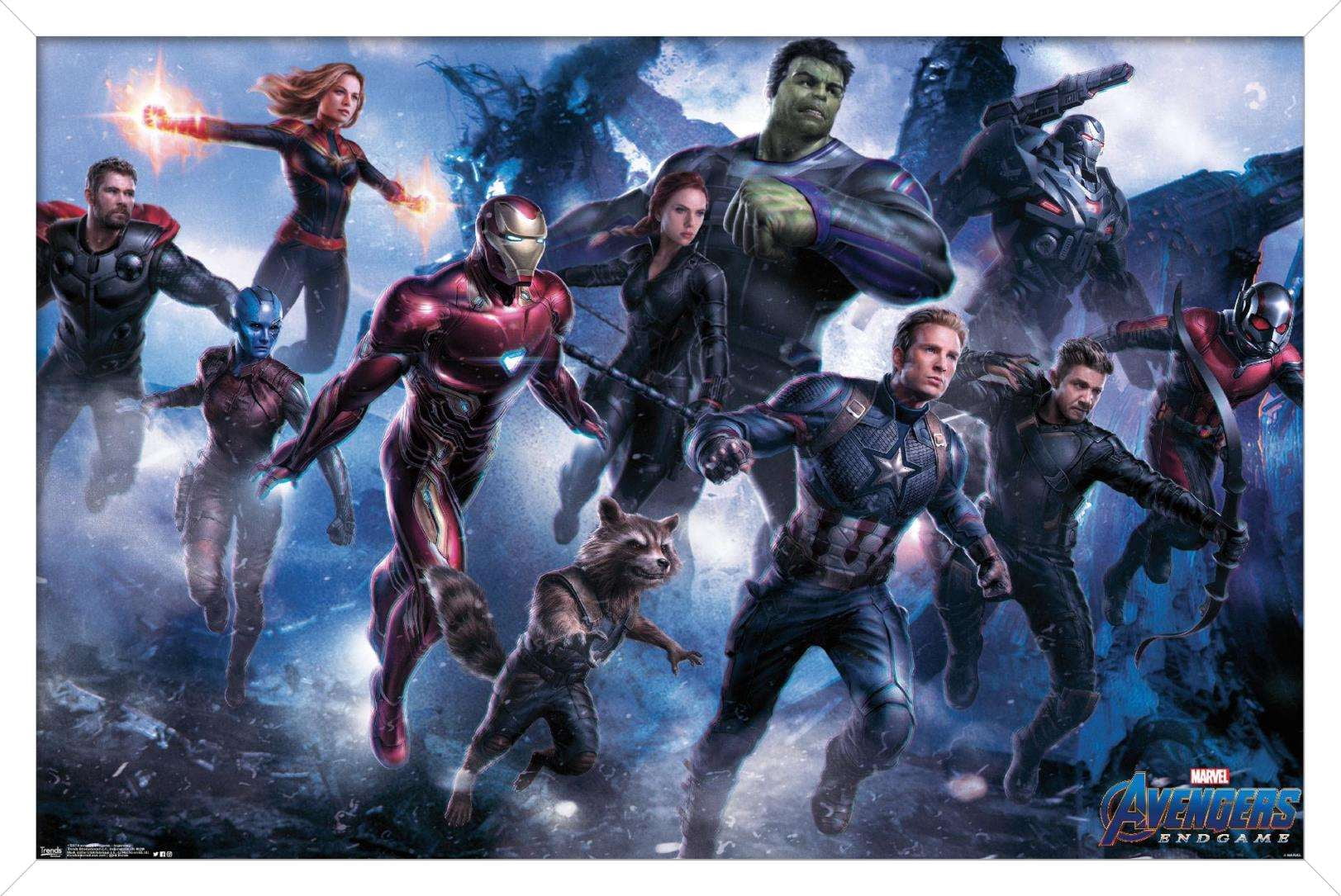Marvel Cinematic Universe - Avengers - Endgame - Legendary Wall Poster, 14.725" x 22.375", Framed