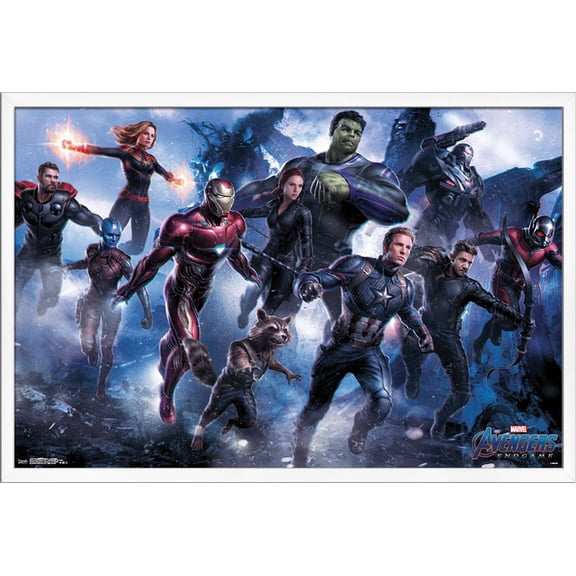 Marvel Cinematic Universe - Avengers - Endgame - Legendary Wall Poster, 22.375" x 34", Framed