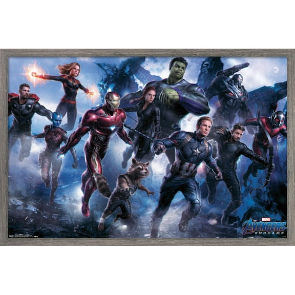 Marvel Cinematic Universe - Avengers - Endgame - Legendary Wall Poster, 22.375" x 34", Framed