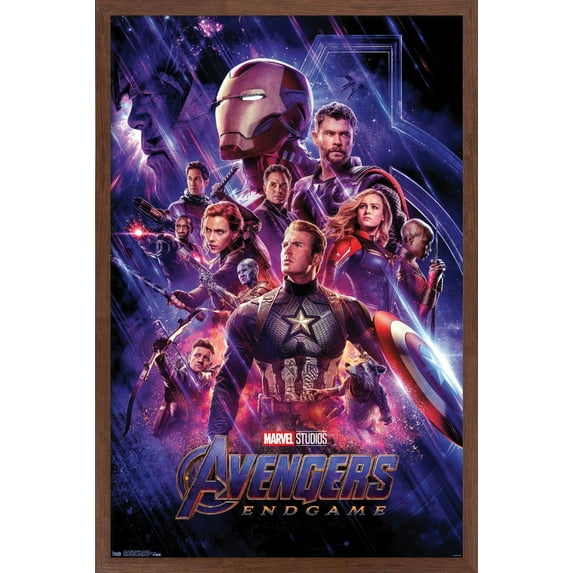 Marvel Cinematic Universe - Avengers - Endgame - One Sheet Wall Poster, 14.725" x 22.375" Framed
