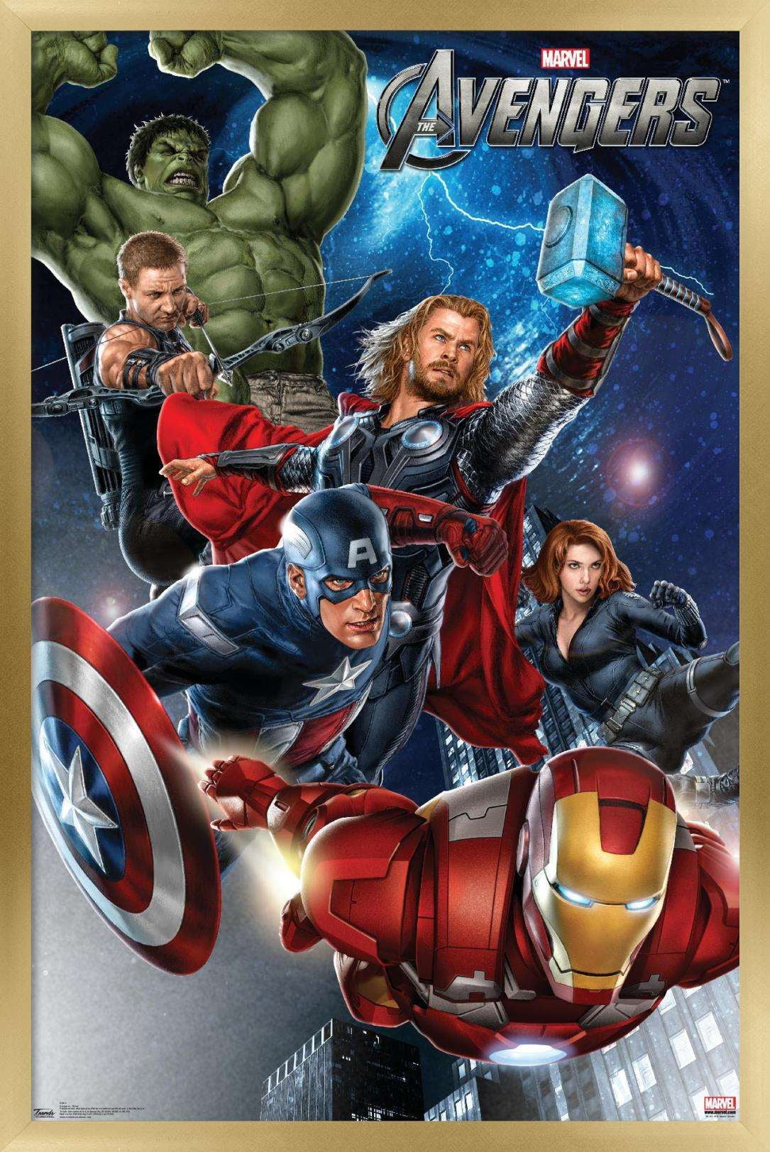 Marvel Avengers: The Kang Dynasty - Logo Wall Poster with Push Pins,  14.725 x 22.375 