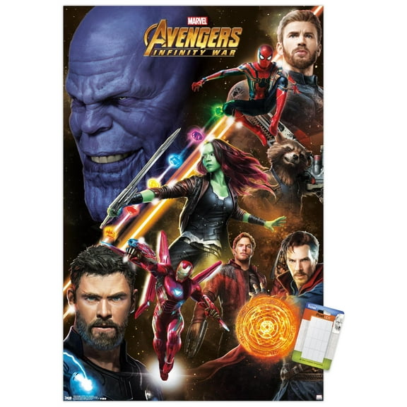 Marvel Cinematic Universe - Avengers - Infinity War - Challenge Wall Poster, 14.725" x 22.375"