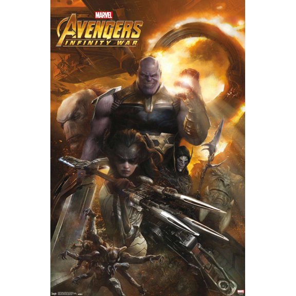 Marvel Cinematic Universe - Avengers - Infinity War - EVil Group Wall Poster, 14.725" x 22.375"