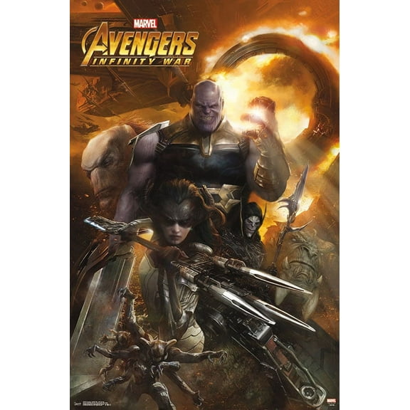 Marvel Cinematic Universe - Avengers - Infinity War - EVil Group Wall Poster, 22.375" x 34"