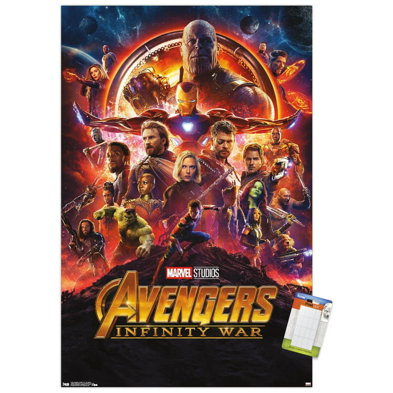 Marvel Cinematic Universe - Avengers - Infinity War - One Sheet Wall Poster,  14.725 x 22.375 