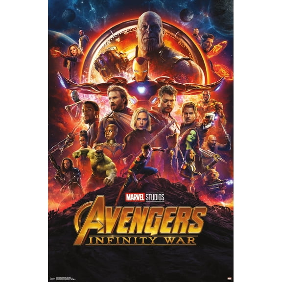 Marvel Cinematic Universe - Avengers - Infinity War - One Sheet Wall Poster, 22.375" x 34"