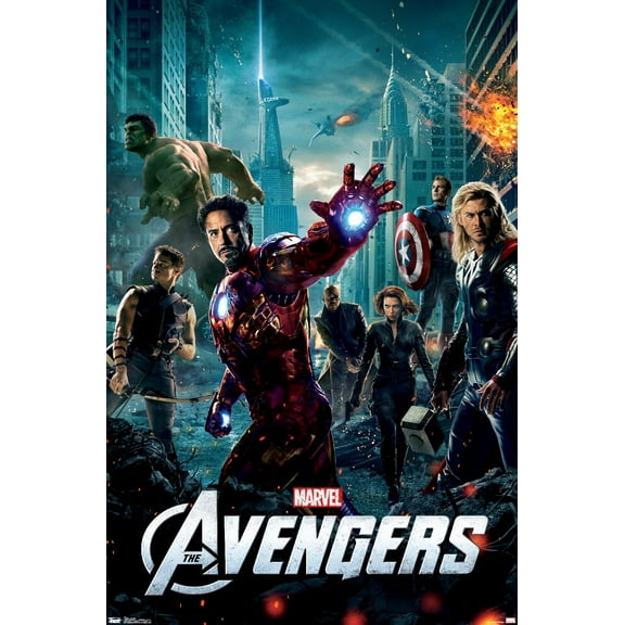 Marvel Cinematic Universe - Avengers - One Sheet Wall Poster, 22.375" x 34"