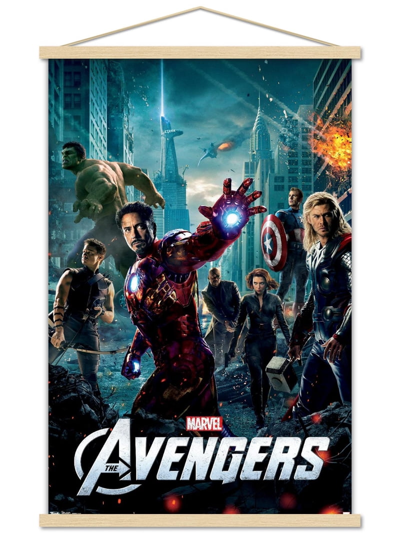 Marvel Cinematic Universe - Avengers - One Sheet Wall Poster with