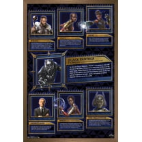 Marvel Cinematic Universe - Black Panther - Bios Wall Poster, 14.725" x 22.375", Framed