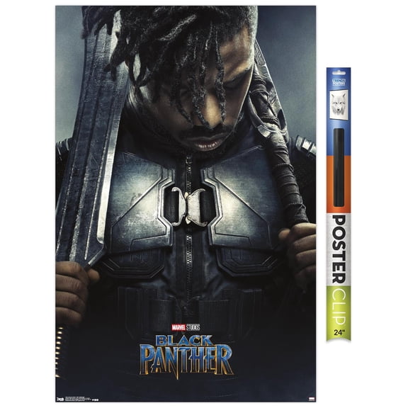 Marvel Black Panther - Erik Killmonger One Sheet Wall Poster, 22.375" x 34"