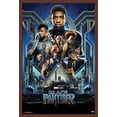 thumbnail image 1 of Marvel Cinematic Universe - Black Panther - Group One Sheet Wall Poster, 22.375" x 34", Framed, 1 of 2