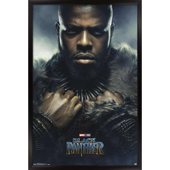 Marvel Cinematic Universe - Black Panther - M'Baku One Sheet Wall Poster, 14.725" x 22.375", Framed