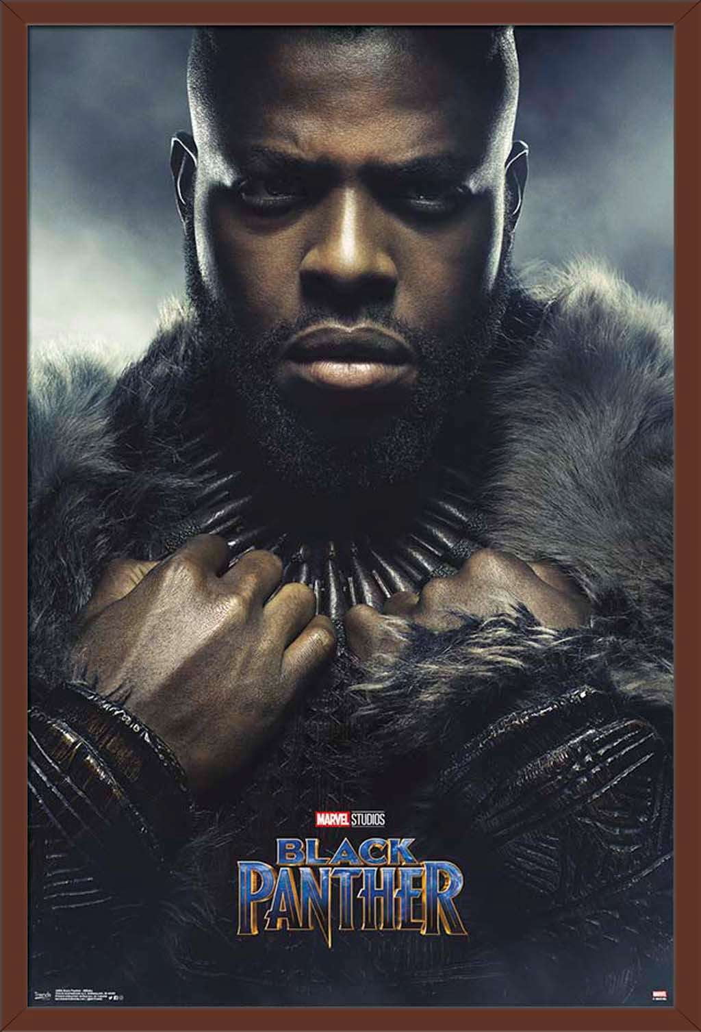 Marvel Cinematic Universe - Black Panther - M'Baku One Sheet Wall Poster, 22.375" x 34", Framed