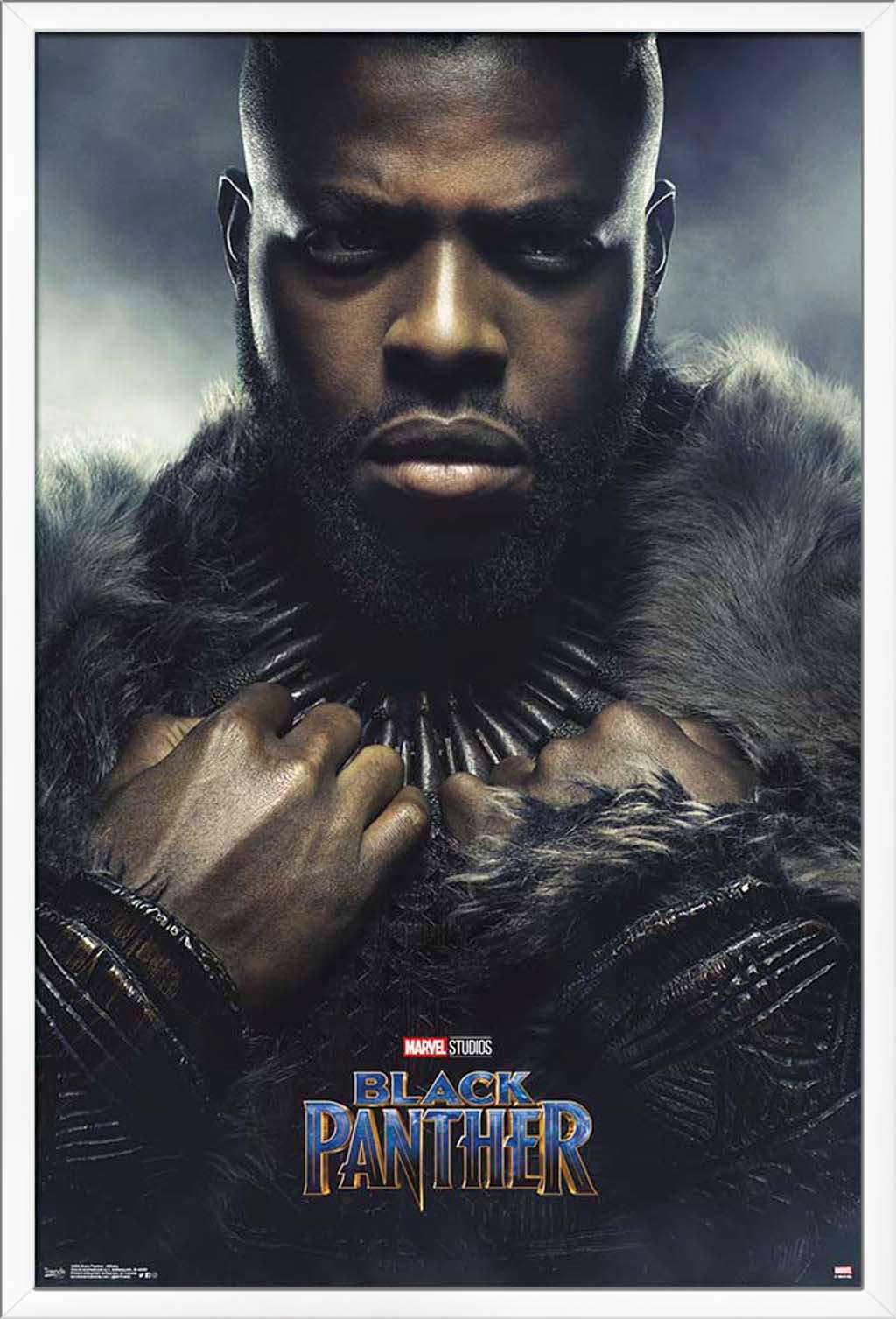 Marvel Cinematic Universe - Black Panther - M'Baku One Sheet Wall Poster, 22.375" x 34", Framed