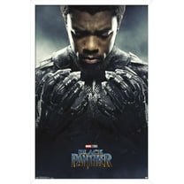 Marvel Cinematic Universe Black Panther - One Sheet Wall Poster, 14.725" x 22.375", Framed