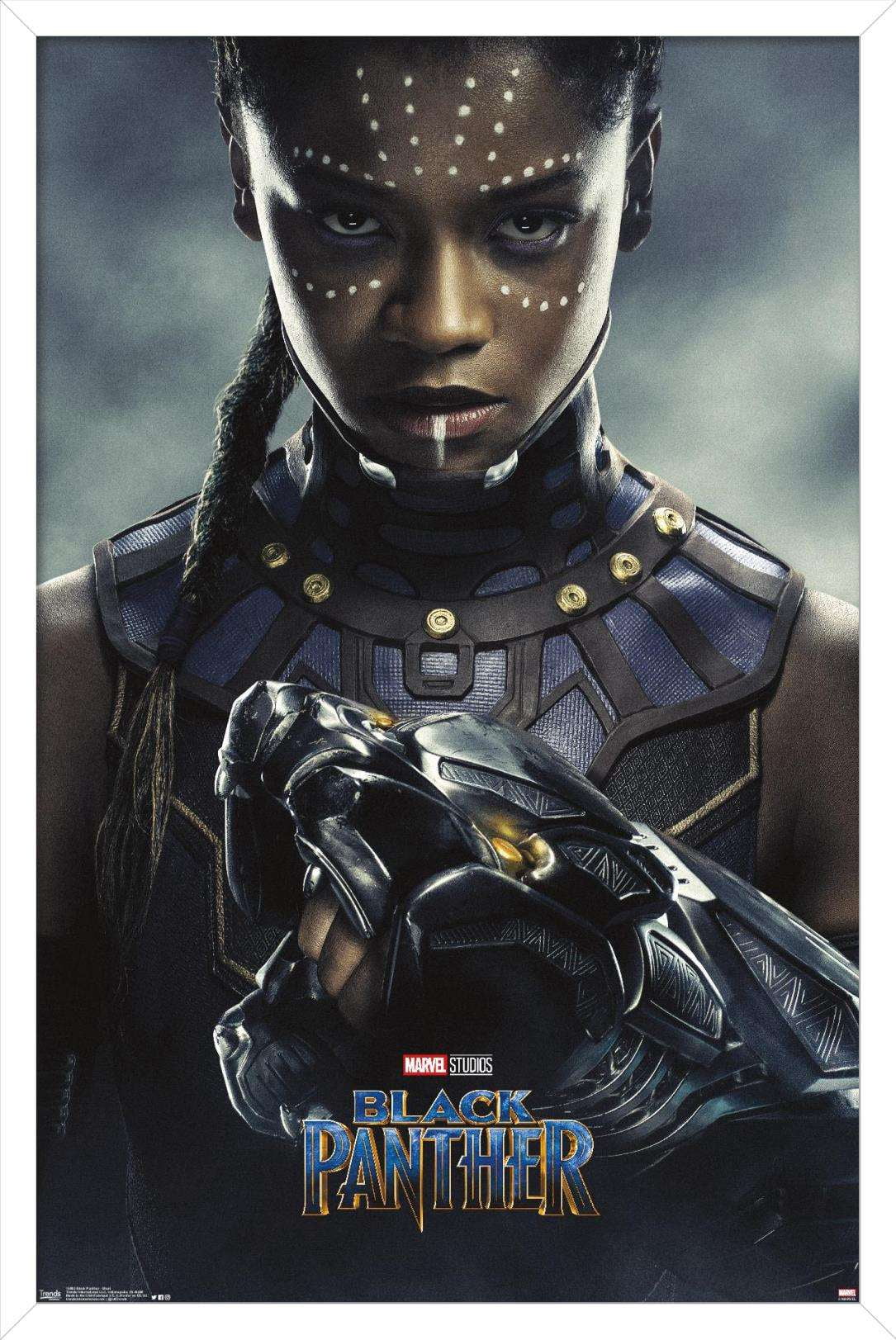 Marvel Cinematic Universe - Black Panther - Shuri One Sheet Wall Poster, 14.725" x 22.375", Framed