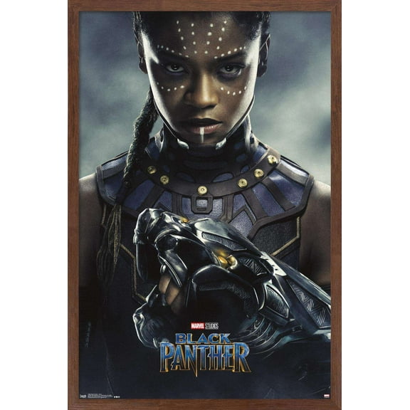 Marvel Cinematic Universe - Black Panther - Shuri One Sheet Wall Poster, 14.725" x 22.375", Framed