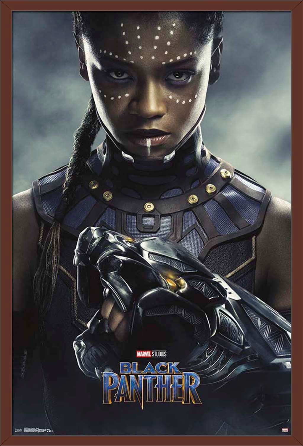 Marvel Cinematic Universe - Black Panther - Shuri One Sheet Wall Poster, 22.375" x 34", Framed