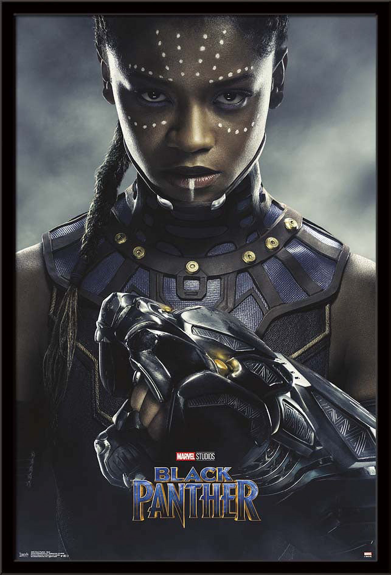 Marvel Cinematic Universe - Black Panther - Shuri One Sheet Wall Poster, 22.375" x 34", Framed