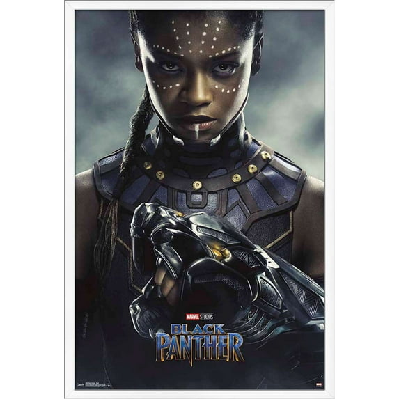 Marvel Cinematic Universe - Black Panther - Shuri One Sheet Wall Poster, 22.375" x 34", Framed