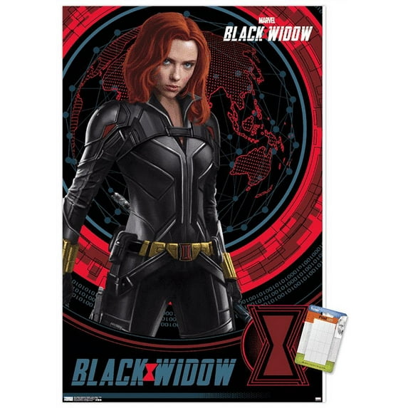 Marvel Cinematic Universe - Black Widow - Bars Wall Poster, 14.725" x 22.375"