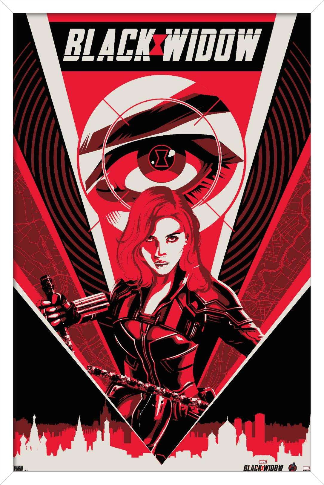 Marvel Cinematic Universe - Black Widow - Eye Wall Poster, 14.725" x 22 ...