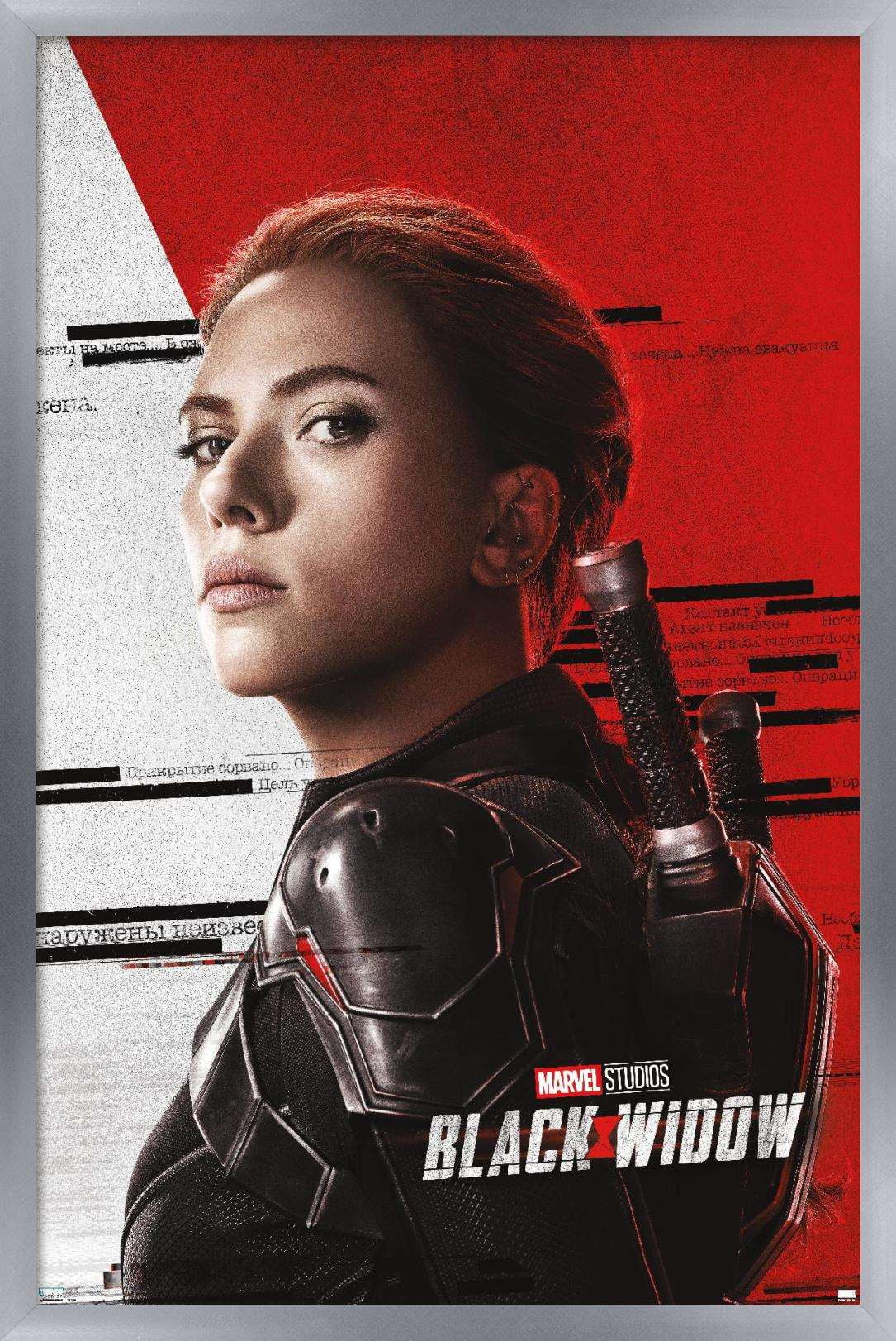Marvel Cinematic Universe - Black Widow - Pose Wall Poster, 14.725" x 22.375", Framed