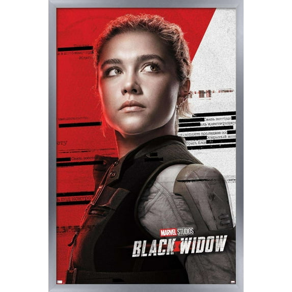 Marvel Cinematic Universe - Black Widow - Yelena Pose Wall Poster, 14.725" x 22.375", Framed