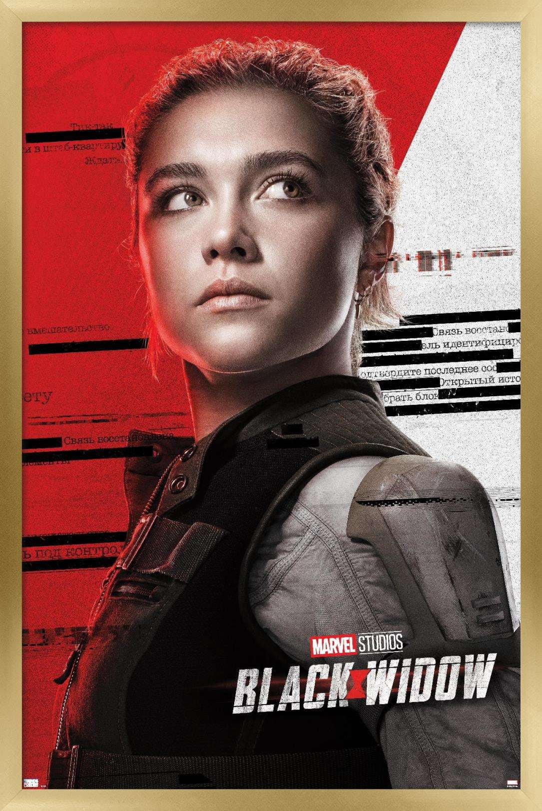 Marvel Cinematic Universe - Black Widow - Yelena Pose Wall Poster, 22.375" x 34", Framed