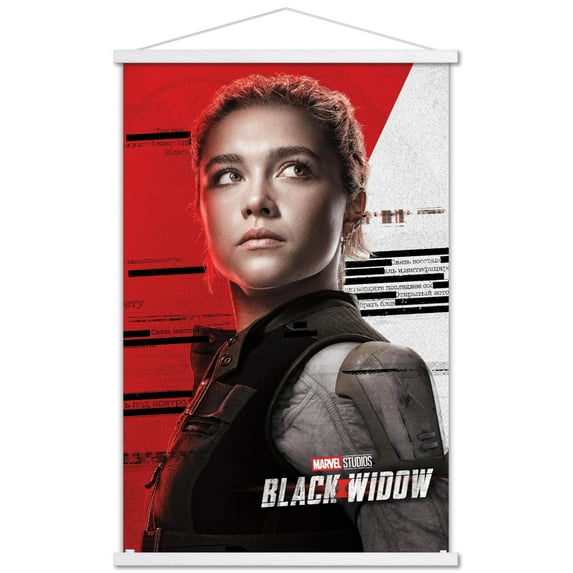 Marvel Cinematic Universe - Black Widow - Yelena Pose Wall Poster with Wooden Magnetic Frame, 22.375" x 34"