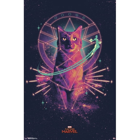 Marvel Cinematic Universe - Captain Marvel - Goose Wall Poster, 22.375" x 34"