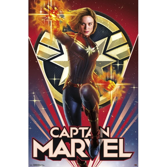 Marvel Cinematic Universe - Captain Marvel - Heroic Wall Poster, 22.375" x 34"