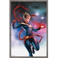 thumbnail image 1 of Marvel Cinematic Universe - Captain Marvel - Stars Wall Poster, 14.725" x 22.375", Framed, 1 of 5