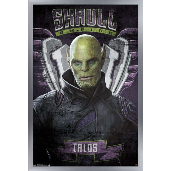 Marvel Cinematic Universe - Captain Marvel - Talos Wall Poster, 14.725" x 22.375", Framed