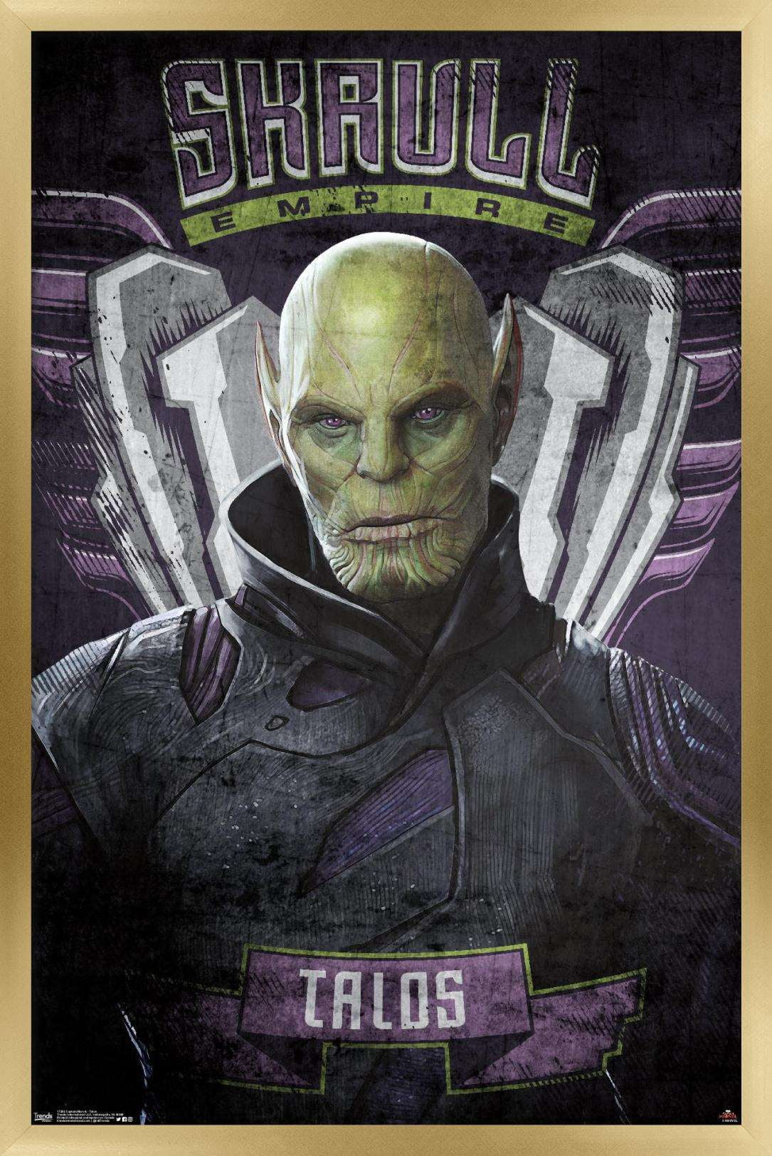 Marvel Cinematic Universe - Captain Marvel - Talos Wall Poster, 14.725" x 22.375", Framed