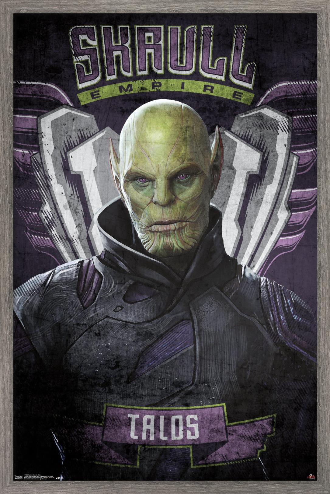 Marvel Cinematic Universe - Captain Marvel - Talos Wall Poster, 14.725" x 22.375", Framed