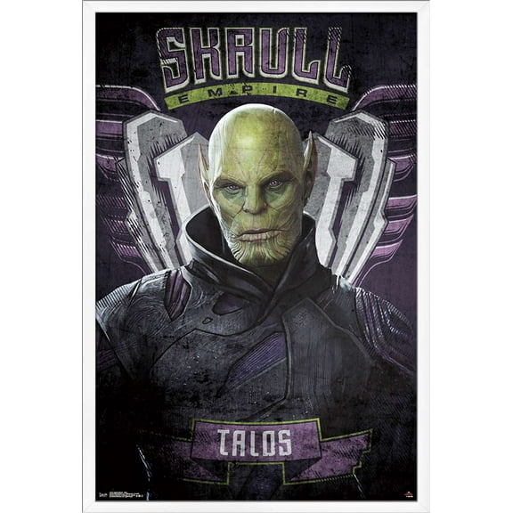 Marvel Cinematic Universe - Captain Marvel - Talos Wall Poster, 22.375" x 34", Framed