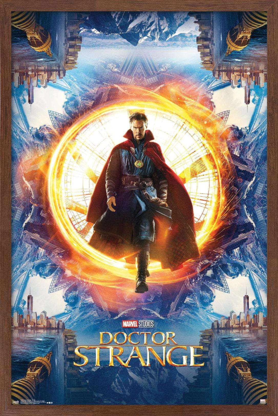 Marvel Cinematic Universe - Doctor Strange - Portal Wall Poster, 14.725" x 22.375", Framed