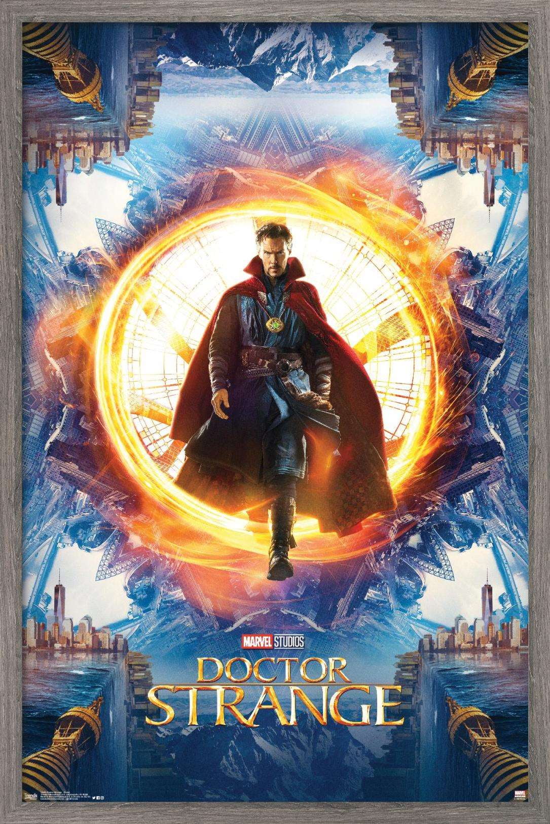 Marvel Cinematic Universe - Doctor Strange - Portal Wall Poster, 14.725" x 22.375", Framed
